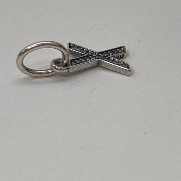 Pandora Sterling Silver Letter (X) Dangle Charm - Picture 3 of 6